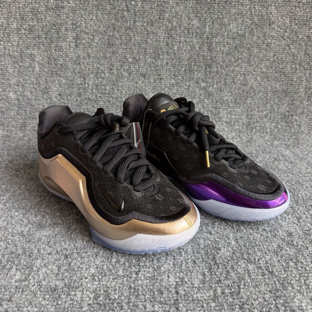 Nike LeBron XXIII Lux Black PurpleMetallic Gold IF0694-001 Mens 4 / Women’s 5.5